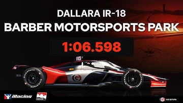 iRacing | Dallara IR 18 - Barber Motorsport Park - INDYCAR Series - 2025 S4 Week 11 | Hotlap