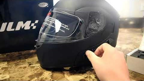 ILM Bluetooth Integrated Modular Flip up Full Face Motorcycle Helmet Sun Shield Mp3 Intercom Model