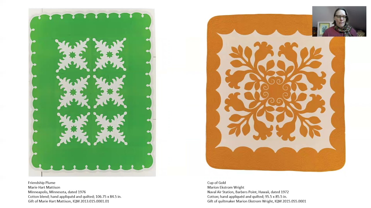 Abstract Design in American Quilts at 50 - Virtual National Quilting Day 2021