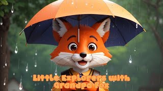 🌧️ Let's Learn About Rain! Fun Rain Facts for Kids 🌧️🌈 | Little Explorers with Grandpa Fox