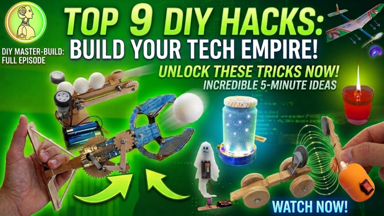 9 DIY Inventions Made From Recycled Materials - Creative DIY projects ...