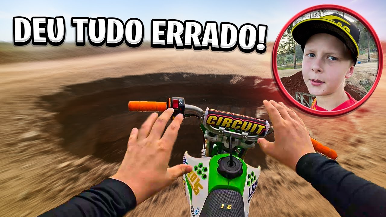 DEU TUDO ERRADO NA REFORMA DA MINHA PISTA DE PIT BIKE