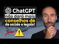 Nova Política do ChatGPT: Fim dos Conselhos de Saúde, Finanças e Direito