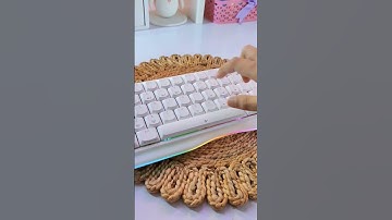 ASMR 🎶 Amazing Keyboard unboxing ft. @kemovekeyboard // #shorts #diy