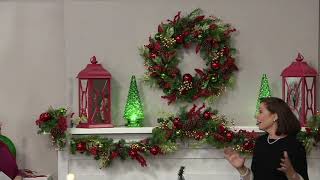 Indoor/Outdoor Illuminated Holiday Collection on QVC
