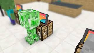 Monster School : Zombie Tsunami - Challenge MINECRAFT ANIMATION