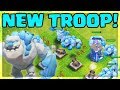 NEW TROOP GAMEPLAY! Ice Golem Gameplay - Clash of Clans UPDATE!