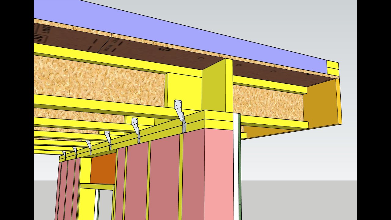 "Flat" Roof Framing SketchUp Assignment 🏗️ - YouTube