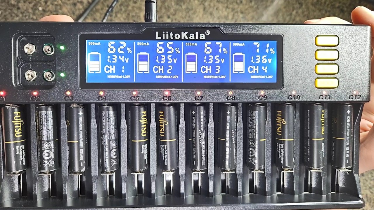 Review unboxing Liitokala s12 Battery Charger - YouTube