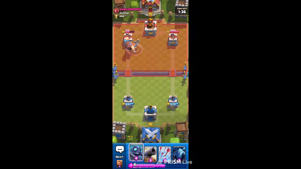 Pushing a new acc in Clash Royale