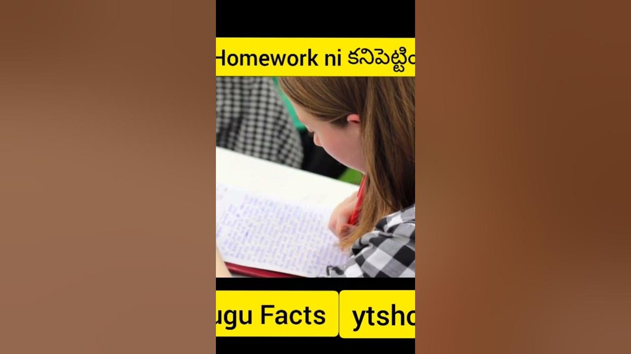 for homework telugu meaning