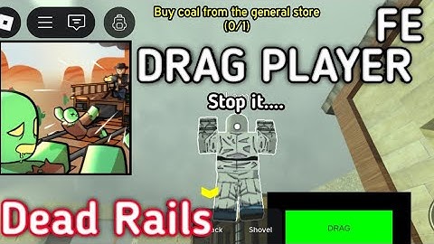 Drag Player FE (Dead Rails) VERY OP!!!🔥❤️❤️❤️