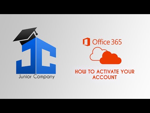 Junior Company - How to activate your UMFST student account (Office 365)