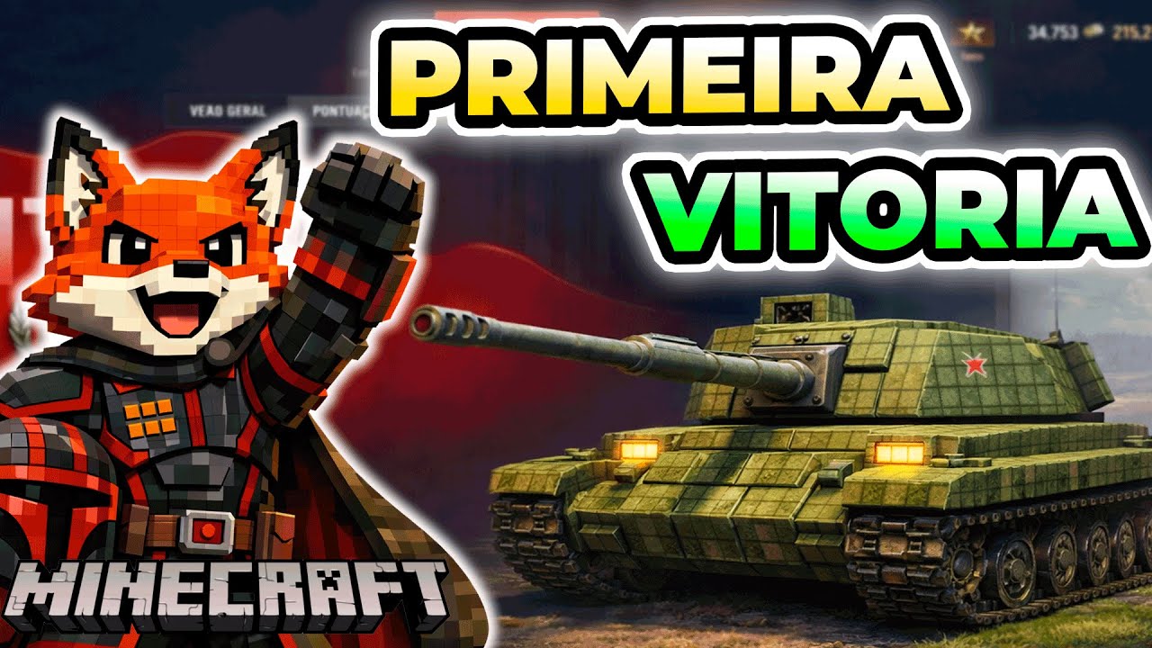 VENCI! 🏆 Primeiro lugar no Tank Tussle Battle Royale (Minecraft)