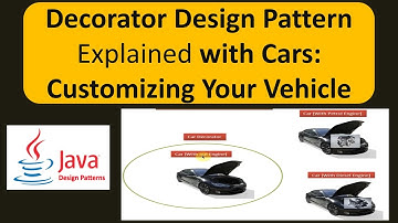 Decorator Design Pattern Explained with Cars: Customizing Your Vehicle
