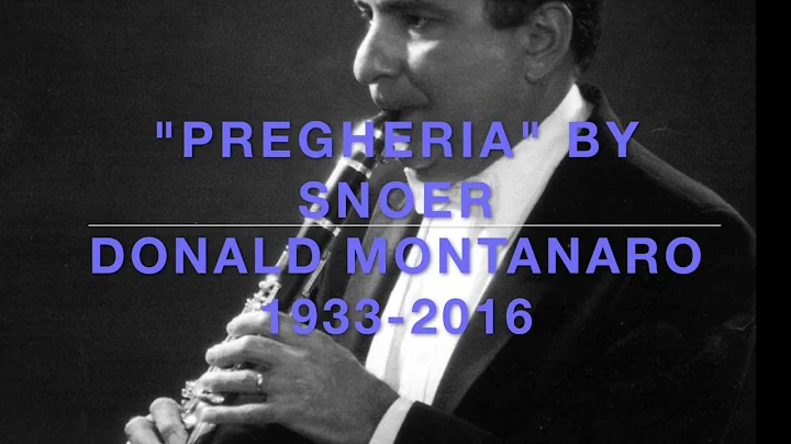 "PREGHERIA" (prayer) by Johannes Snoer. Donald Mon...