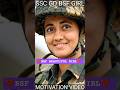 Beautiful BSF Girl On Duty 🇮🇳 | Border Security Force Real Soldier Life | BSF Motivation #shorts