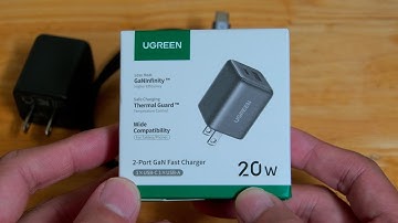 Ugreen 20W Nexode X514 | Củ sạc Nhanh 2 Cổng Cho iPhone - Android công nghệ GaN