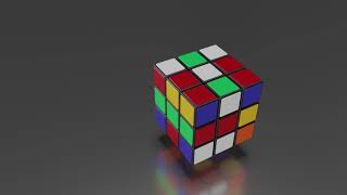 Blender Rubik's Cube animation test