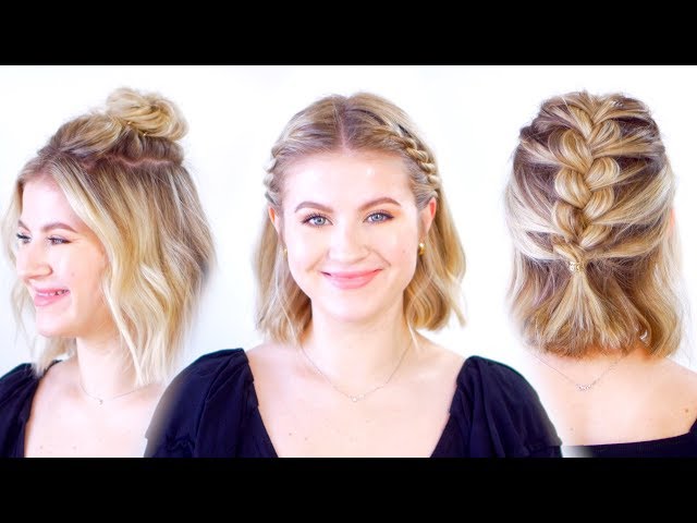 10 Easy Hairstyles for Short Hair With Headband | Milabu - YouTube