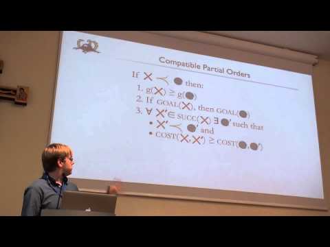 ICAPS 2013: David L. W. Hall - Faster Optimal Planning with Partial-Order Pruning