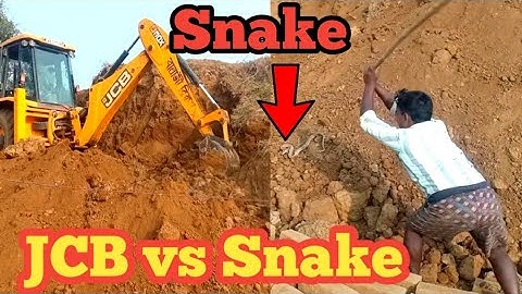 JCB vs Snake || JCB 3DX Machine Working in Bricks Factory || jcb video || jcp video