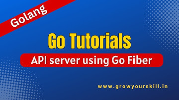 Create API server using Go Fiber framework