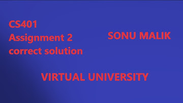 cs401 Assignment 2 solution 2019
