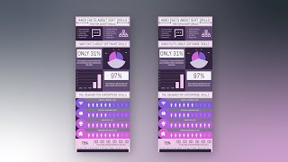 How to Design an Infographic Poster About Hard Facts of Soft Skills screenshot 5
