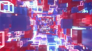 Flying Through CUbes Stock Motion Graphics