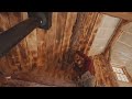 Installing a Wood Ceiling in My Off Grid Log Cabin