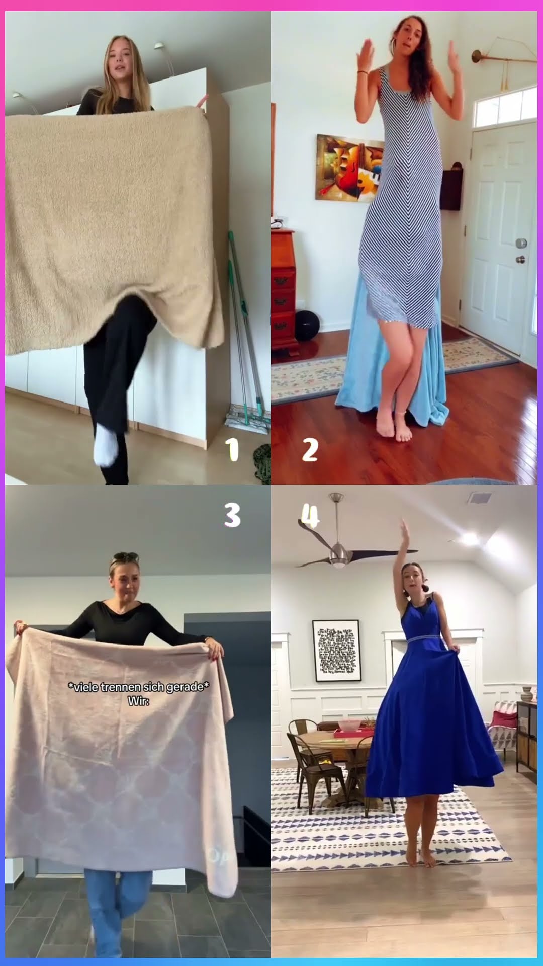 WHY ARE MY LEGS LONG ?? - Rosa x Lucy x Jules x Mindy #shorts #dance #tiktok #cute #funny #trend