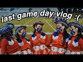 MY LAST HIGH SCHOOL DRILL TEAM GAME DAY VLOG EVER | Lauren Holcomb