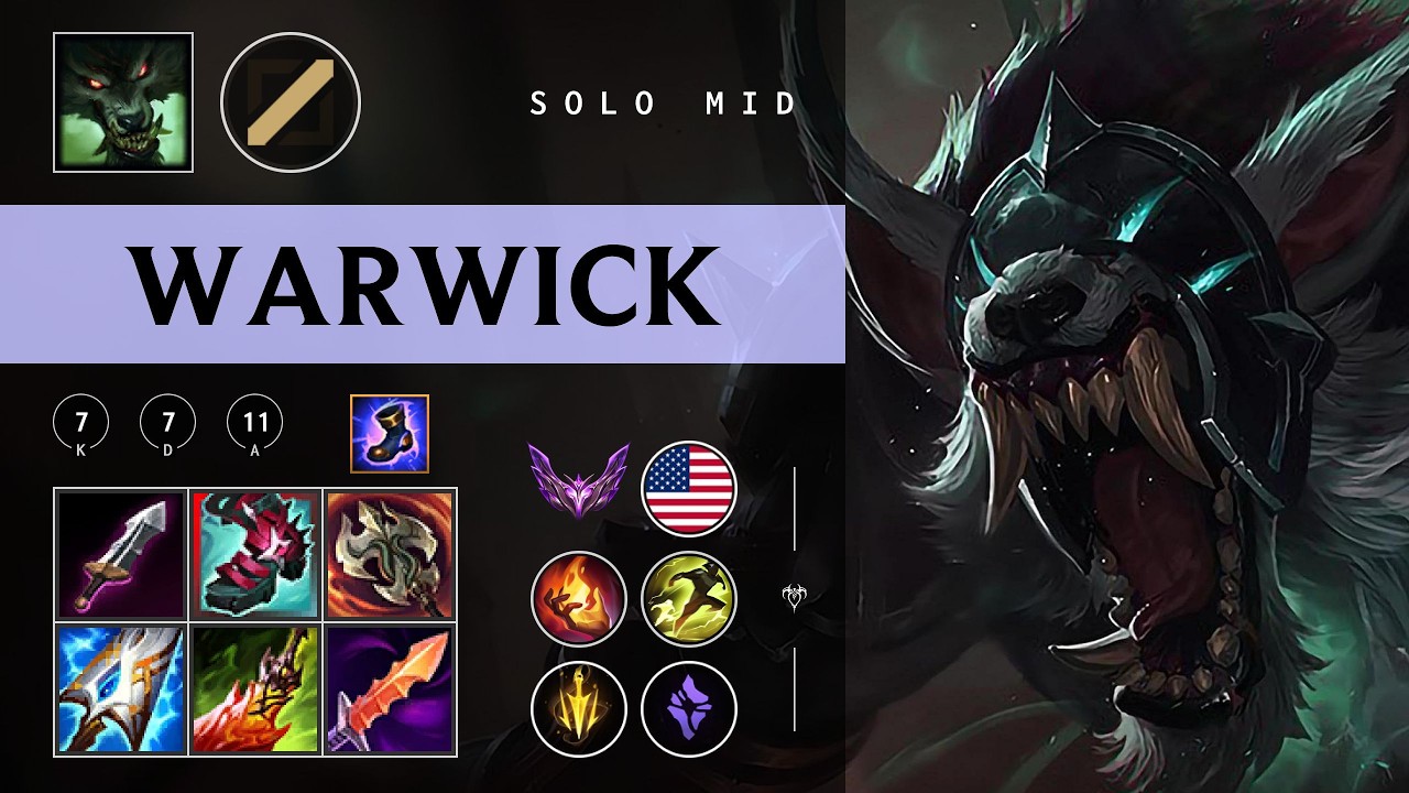 Warwick Mid vs Lissandra - NA Master Patch 26.03