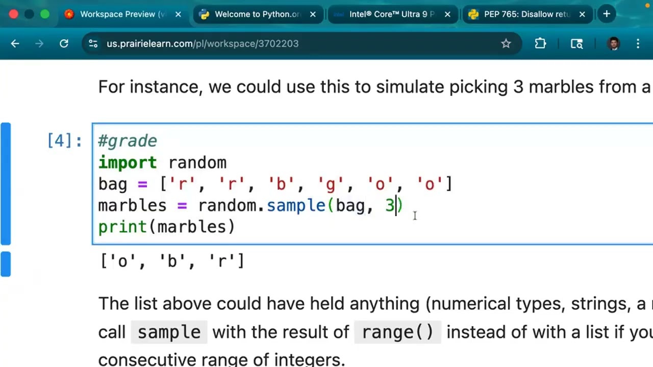 Week 8 random module with list and file