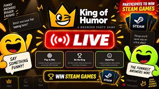 King of Humor LIVE! Can You Be the Funniest? Win Steam Games! screenshot 5