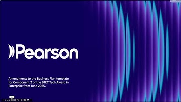 BTEC Bitesize- June 2025 New Business Plan Template - BTEC Tech Award (2022) Enterprise