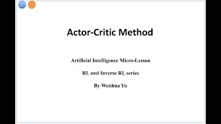 Actor-Critic Method