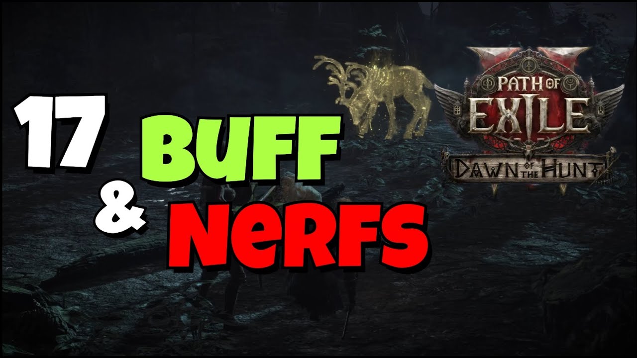 [0.2] 17 BUFF & NERFS DO PATH NOTES - PATH OF EXILE 2 - YouTube