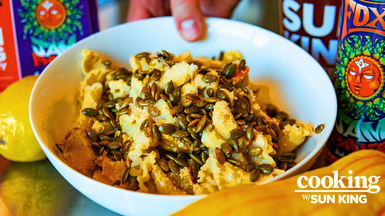 Cooking with Sun King: Hazy IPA Vegetarian Pasta