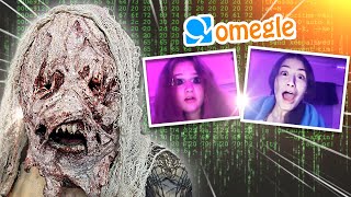 Hacking Into OMEGLE Calls Prank (JUMPSCARE TROLLING ) Part#20