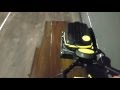 Cleaning wooden floor in club