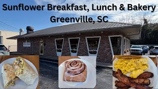 Brunch at SUNFLOWER BREAKFAST LUNCH BAKERY - Greenville SC