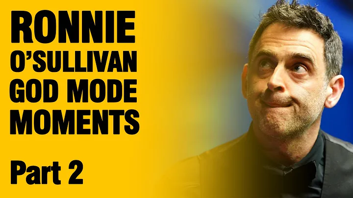 Snooker. When Ronnie O'Sullivan Went GOD MODE! (Part 2)