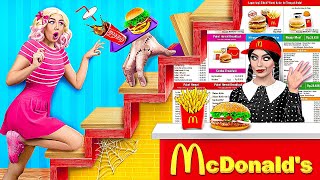 Wednesday Addams Opened a Real McDonald’s at Home by Multi DO Challenge