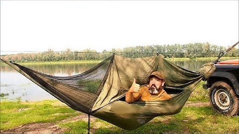 BushBed™ - Adventure hammock with unique mosquito net