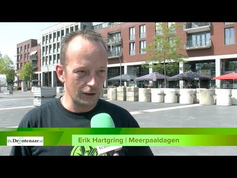VIDEO | Erik druk met opbouw Meerpaaldagen: „Als de mensen ’t maar naar hun zin hebben”