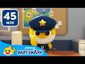 🚔 Eee-Ooh, Eee-Ooh! Police Baby Shark to the Rescue! | Police Officer Special | Baby Shark Official