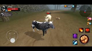 Mad Rhino Killing Hyena / The Cow Simulator screenshot 2