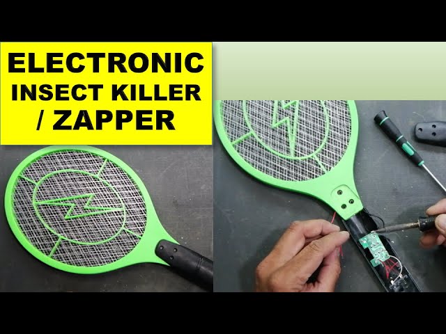 Black+decker Bug Zapper Tennis Racket, Battery Powered Zapper, Mosquito and Fly Swatter